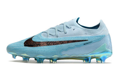 Nike Phantom GX Elite FG Low-Tops Football Boots - Blue/Brown