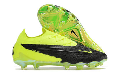 Nike Phantom GX Elite FG Low-Tops Football Boots - Black/Green