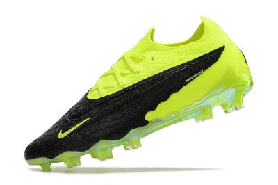 Nike Phantom GX Elite FG Low-Tops Football Boots - Black/Green