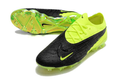 Nike Phantom GX Elite FG Low-Tops Football Boots - Black/Green