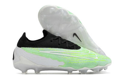Nike Phantom GX Elite FG Low-Tops Football Boots - White/Green/Black