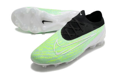 Nike Phantom GX Elite FG Low-Tops Football Boots - White/Green/Black