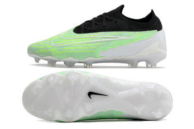 Nike Phantom GX Elite FG Low-Tops Football Boots - White/Green/Black
