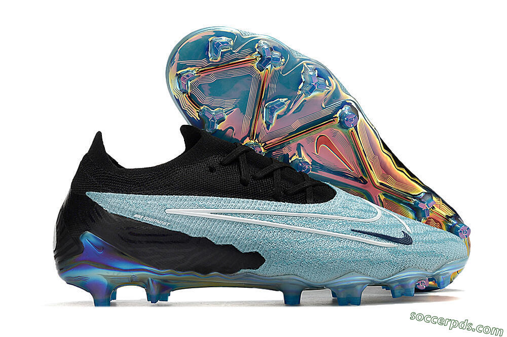 Nike Phantom GX Elite FG Low-Tops Football Boots - Blue/Black 1