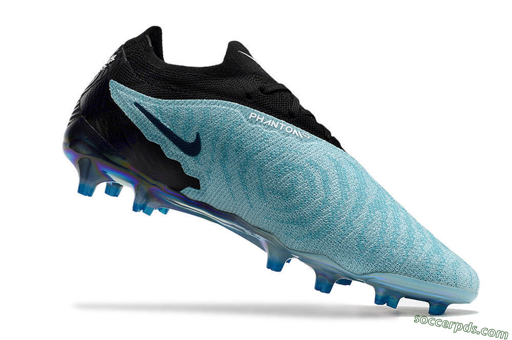 Nike Phantom GX Elite FG Low-Tops Football Boots - Blue/Black 4