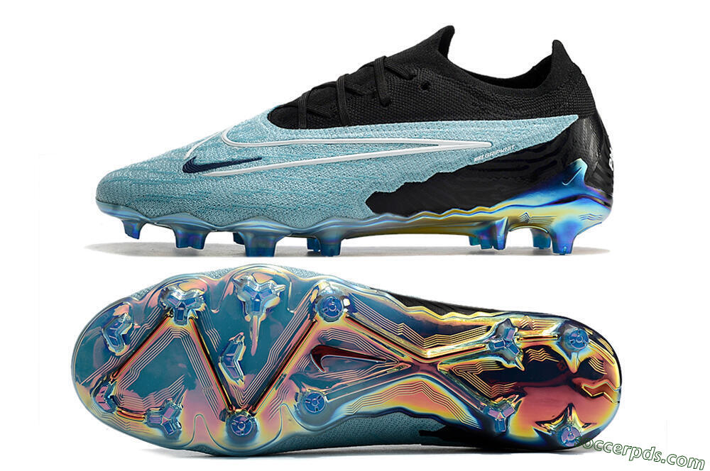 Nike Phantom GX Elite FG Low-Tops Football Boots - Blue/Black 0