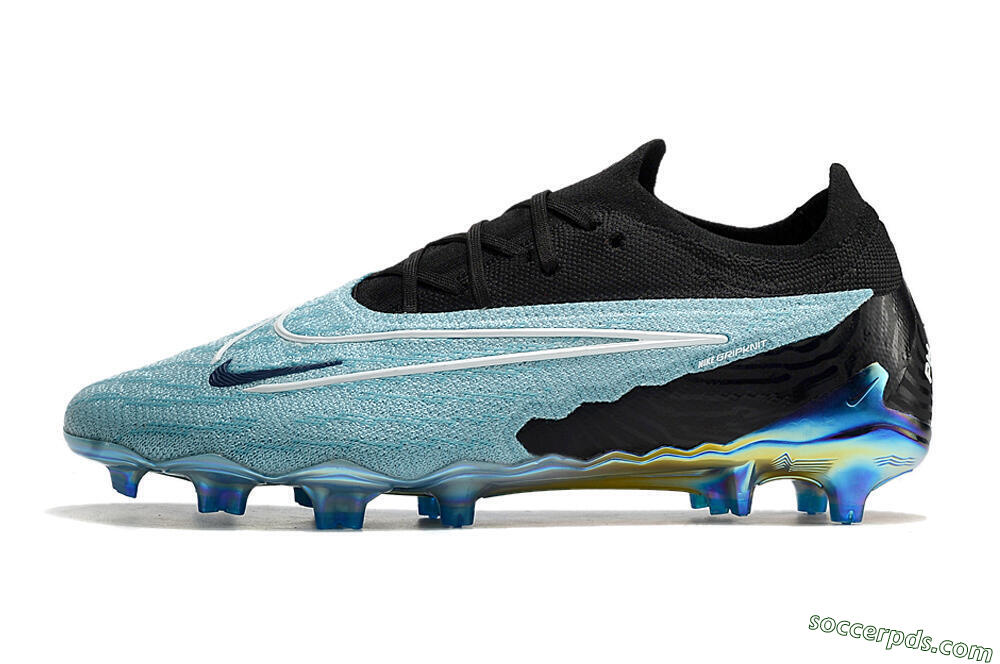 Nike Phantom GX Elite FG Low-Tops Football Boots - Blue/Black 2