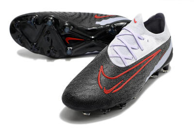 Nike Phantom GX Elite FG Low-Tops Football Boots - Black/White/Red