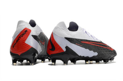 Nike Phantom GX Elite FG Low-Tops Football Boots - Black/White/Red