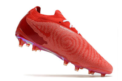 Nike Phantom GX Elite FG Low-Tops Football Boots - Red/White