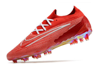 Nike Phantom GX Elite FG Low-Tops Football Boots - Red/White