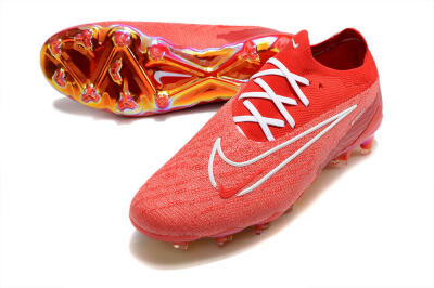 Nike Phantom GX Elite FG Low-Tops Football Boots - Red/White