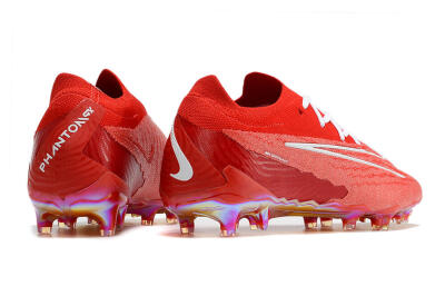 Nike Phantom GX Elite FG Low-Tops Football Boots - Red/White
