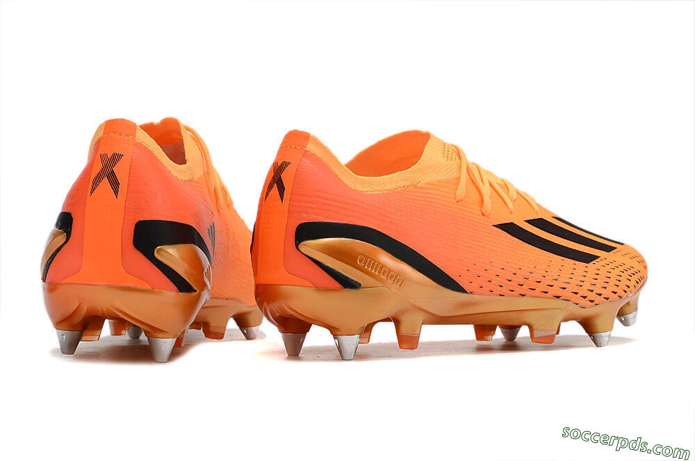 Adidas X Speedportal.1 SG Low-Tops Football Boots - Orange/Black 4