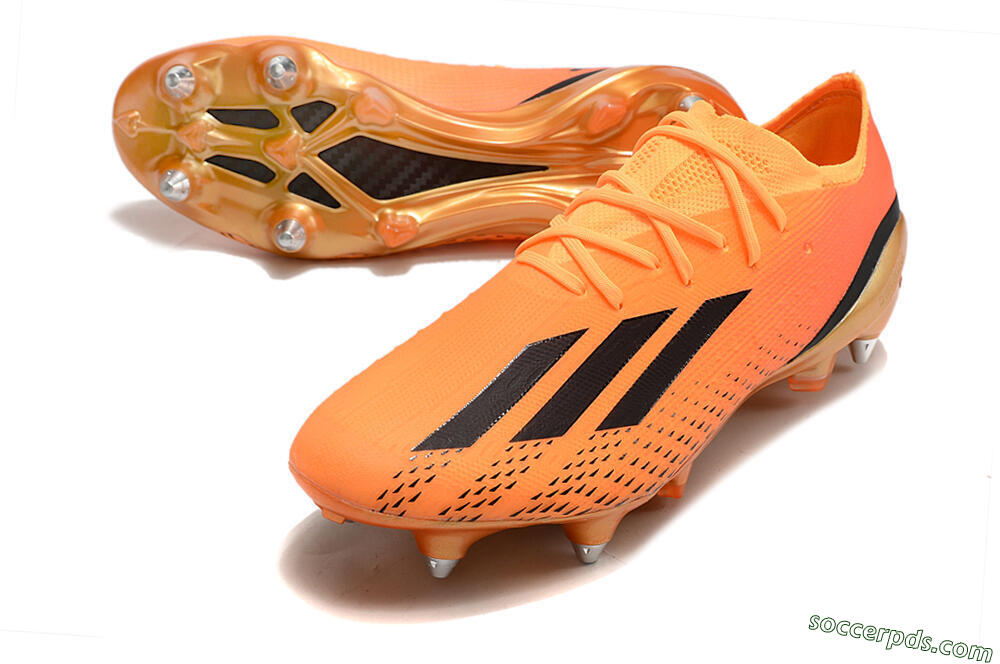 Adidas X Speedportal.1 SG Low-Tops Football Boots - Orange/Black 3