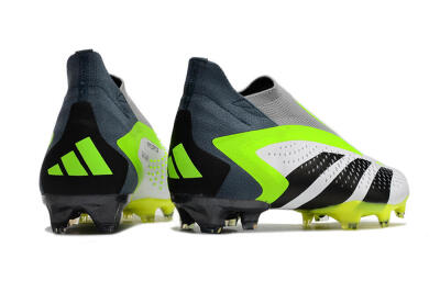 Adidas Predator Accuracy+ FG High-Tops Football Boots - White/Black/Green