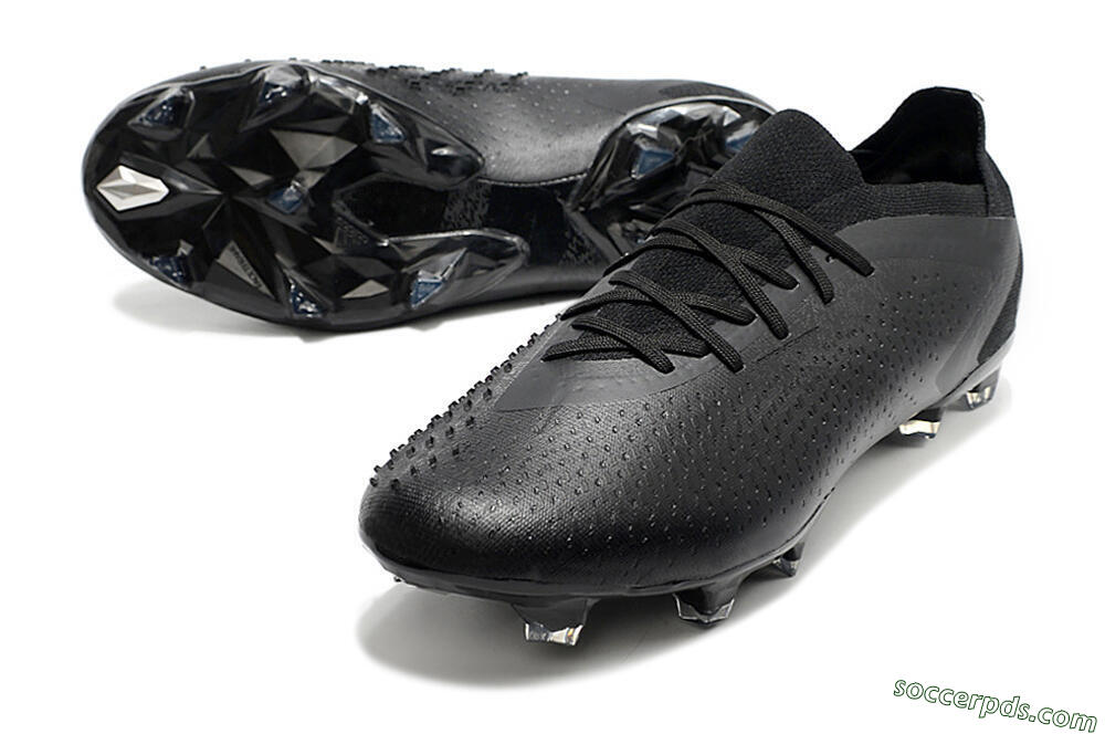 Adidas Predator Accuracy.1 Low FG Low-Tops Football Boots - Black/Black 3