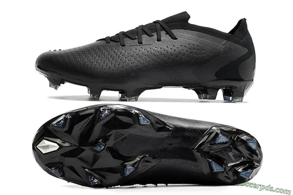 Adidas Predator Accuracy.1 Low FG Low-Tops Football Boots - Black/Black 0