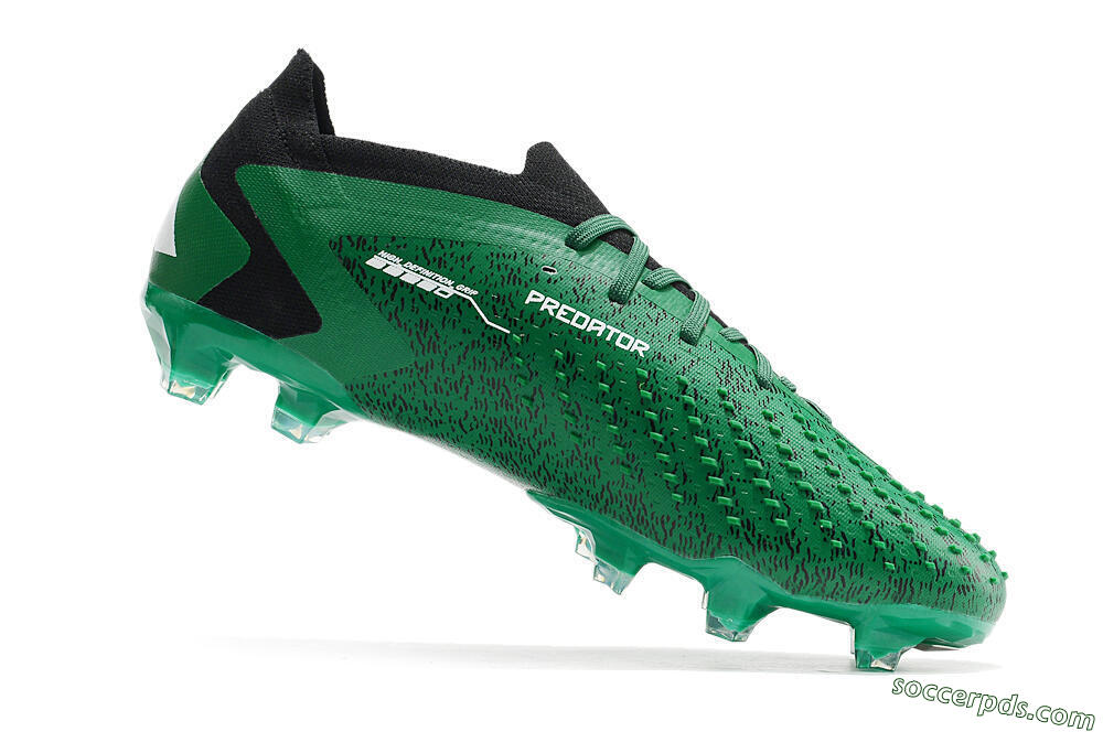 Adidas Predator Accuracy.1 Low FG Low-Tops Football Boots - Green/White/Black 4
