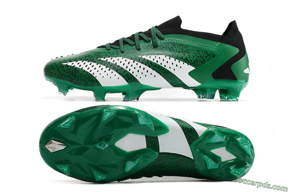 Adidas Predator Accuracy.1 Low FG Low-Tops Football Boots - Green/White/Black 0