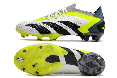 Adidas Predator Accuracy.1 Low FG Low-Tops Football Boots - White/Black/Green
