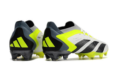 Adidas Predator Accuracy.1 Low FG Low-Tops Football Boots - White/Black/Green