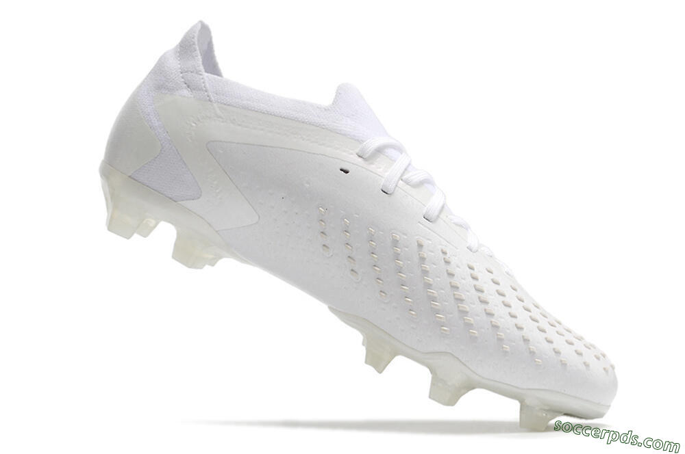 Adidas Predator Accuracy.1 Low FG Low-Tops Football Boots - White/White 4