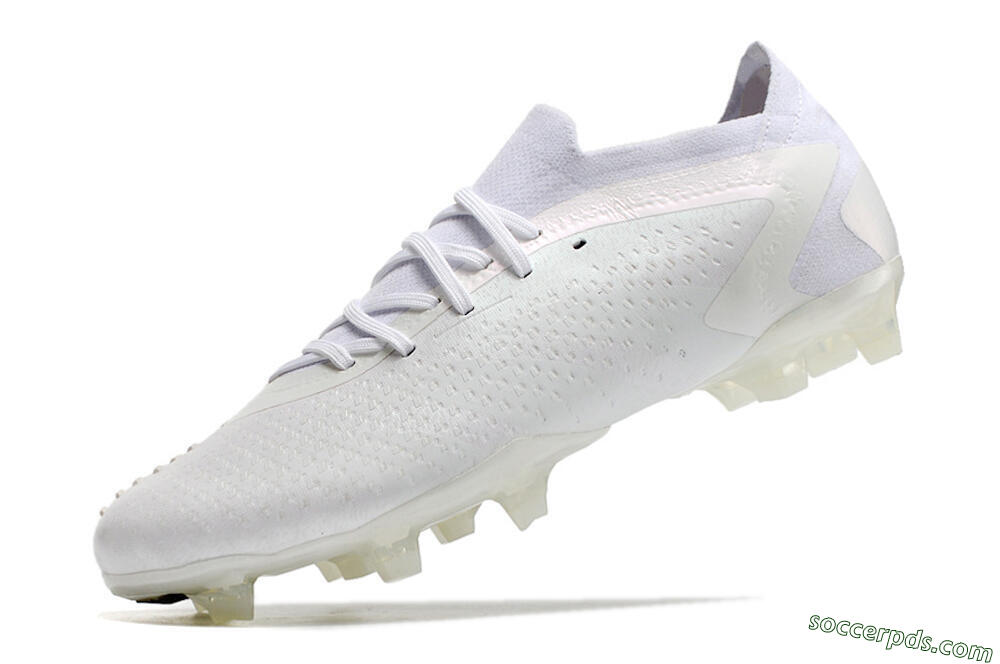 Adidas Predator Accuracy.1 Low FG Low-Tops Football Boots - White/White 5
