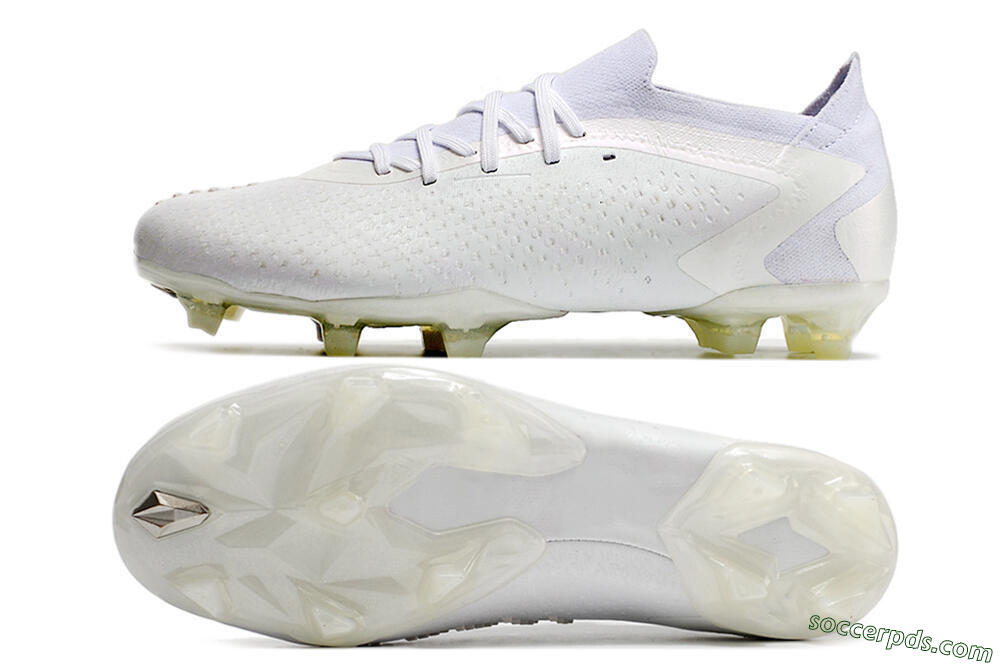 Adidas Predator Accuracy.1 Low FG Low-Tops Football Boots - White/White 0