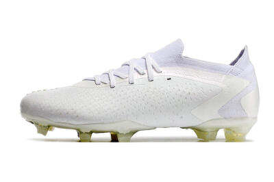 Adidas Predator Accuracy.1 Low FG Low-Tops Football Boots - White/White
