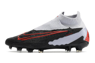 Nike Phantom GX Elite DF Link FG High-Tops Football Boots - Black/White/Red