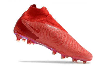 Nike Phantom GX Elite DF Link FG High-Tops Football Boots - Red/White