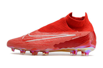 Nike Phantom GX Elite DF Link FG High-Tops Football Boots - Red/White