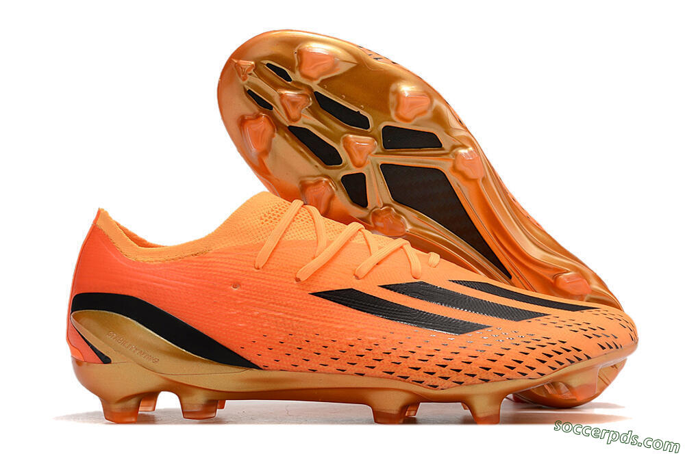 Adidas X Speedportal.1 FG Low-Tops Football Boots - Orange/Black 1