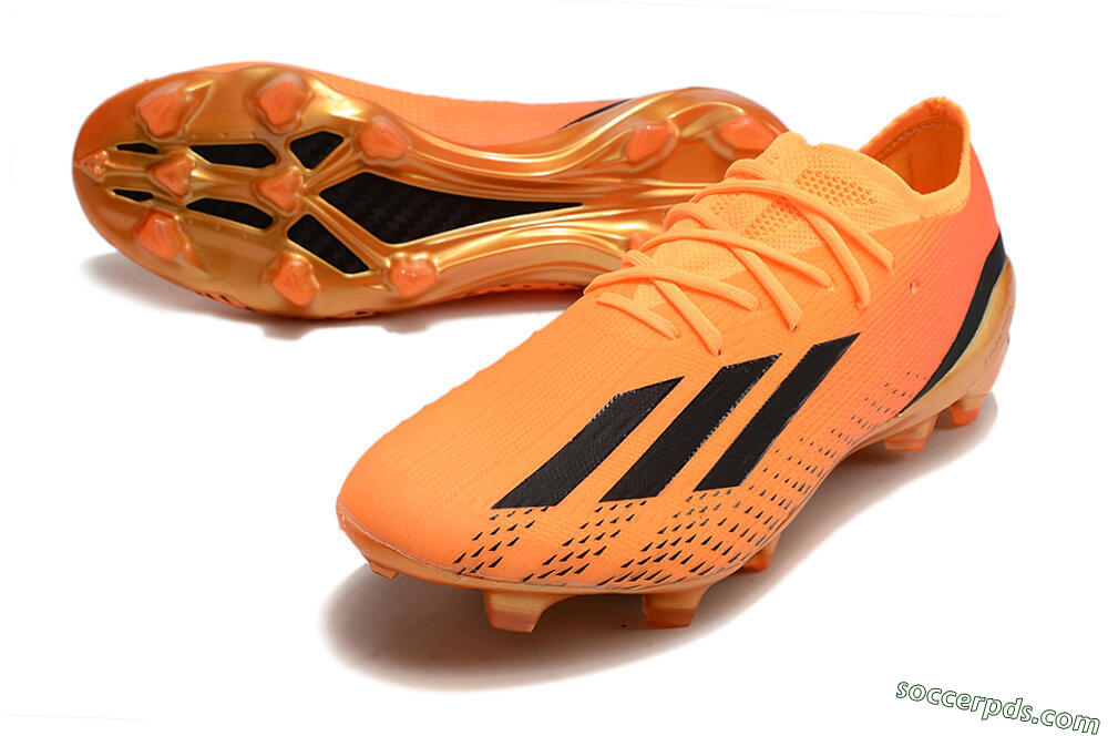 Adidas X Speedportal.1 FG Low-Tops Football Boots - Orange/Black 3