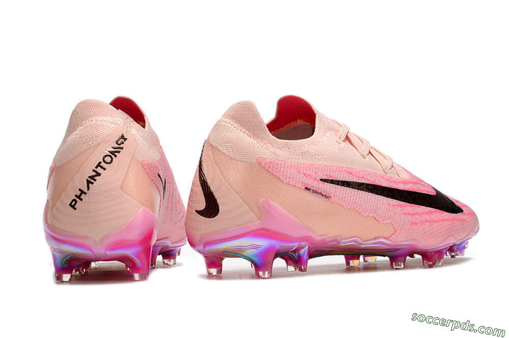 Nike Phantom GX Elite FG Low-Tops Football Boots - Pink/Black 6