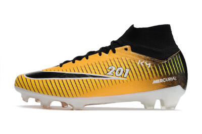 Nike Air Zoom Mercurial Superfly 9 Elite FG High-Tops Football Boots - Yellow/Black/White