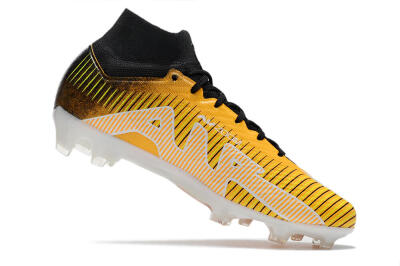 Nike Air Zoom Mercurial Superfly 9 Elite FG High-Tops Football Boots - Yellow/Black/White