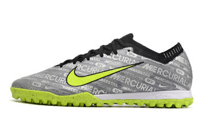 Nike Air Zoom Mercurial Vapor Elite TF Low-Tops Football Shoes - Grey/Black/Yellow