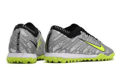 Nike Air Zoom Mercurial Vapor Elite TF Low-Tops Football Shoes - Grey/Black/Yellow