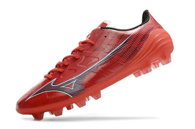 Mizuno Alpha Japan FG Low-Tops Football Boots - Red/Black
