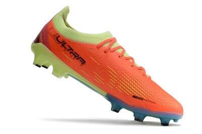 Puma Ultra Ultimate FG Low-Tops Football Boots - Red/Yellow/Blue