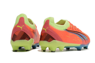 Puma Ultra Ultimate FG Low-Tops Football Boots - Red/Yellow/Blue