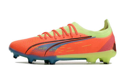 Puma Ultra Ultimate FG Low-Tops Football Boots - Red/Yellow/Blue