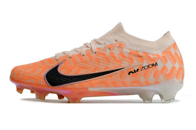Nike Air Zoom Mercurial Vapor 15 Elite FG Low-Tops Football Boots - White/Orange/Black