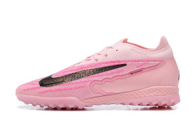 Nike Phantom GX Elite TF Low-Tops Football Shoes - Pink/Black/Gold