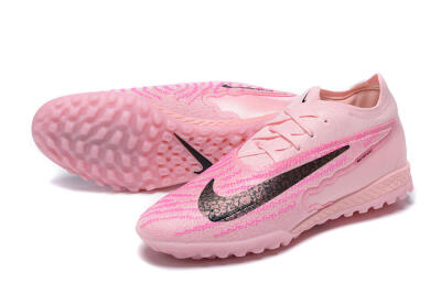 Nike Phantom GX Elite TF Low-Tops Football Shoes - Pink/Black/Gold