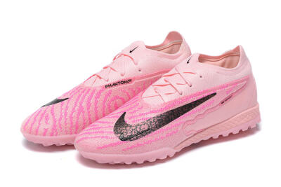 Nike Phantom GX Elite TF Low-Tops Football Shoes - Pink/Black/Gold