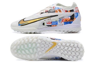 Harry Kane x Nike Phantom GX Elite TF Low-Tops Football Shoes - White/Gold/Black