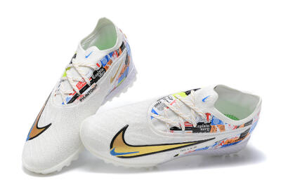 Harry Kane x Nike Phantom GX Elite TF Low-Tops Football Shoes - White/Gold/Black